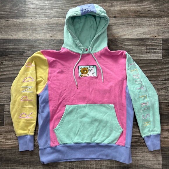 Ripndip Other - Rip N Dip X Teddy Fresh 2.0 Colorblock Hoodie Medium